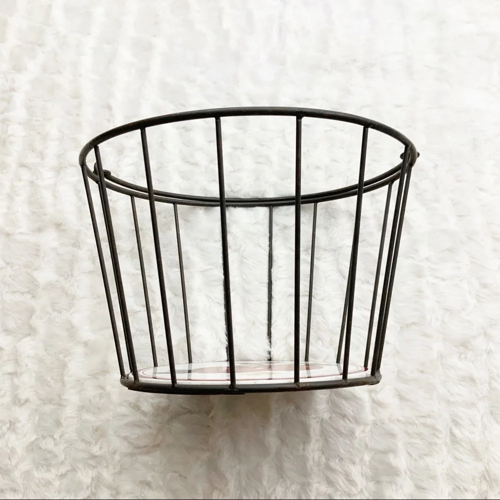 Hallmark metal apple basket farmhouse decor